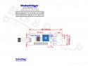 Hall sensor magnetic field sensor / magnetometer on breakout board